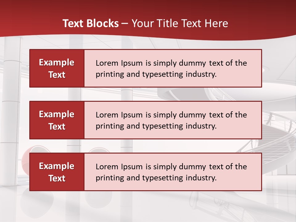 Perspective Light Empty PowerPoint Template