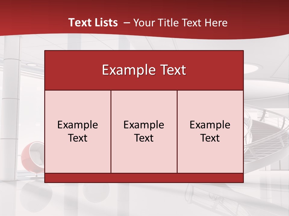 Perspective Light Empty PowerPoint Template