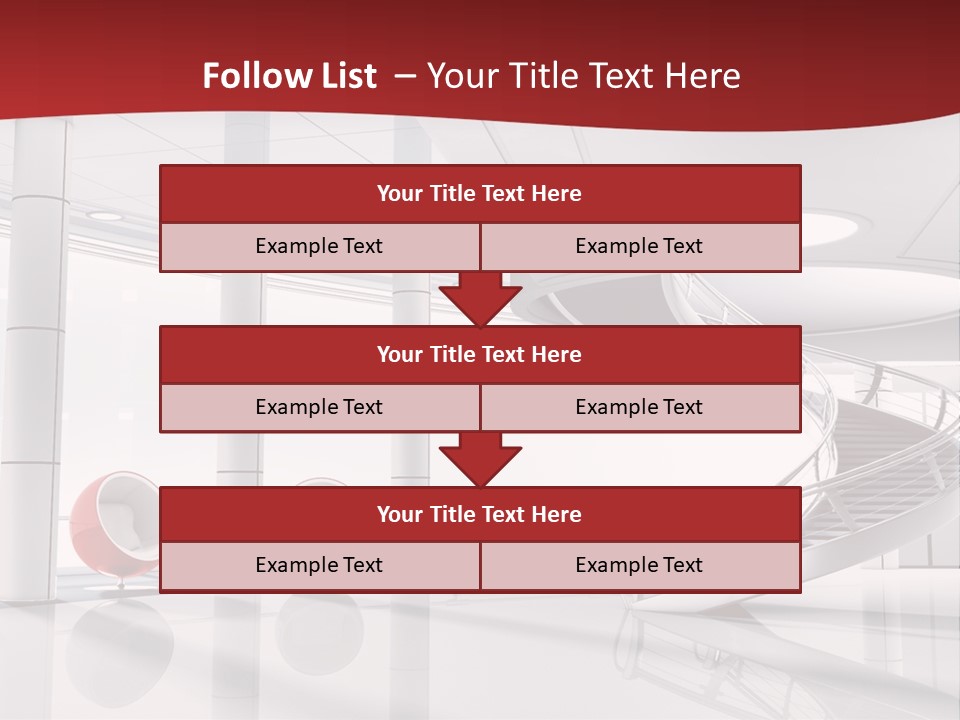 Perspective Light Empty PowerPoint Template
