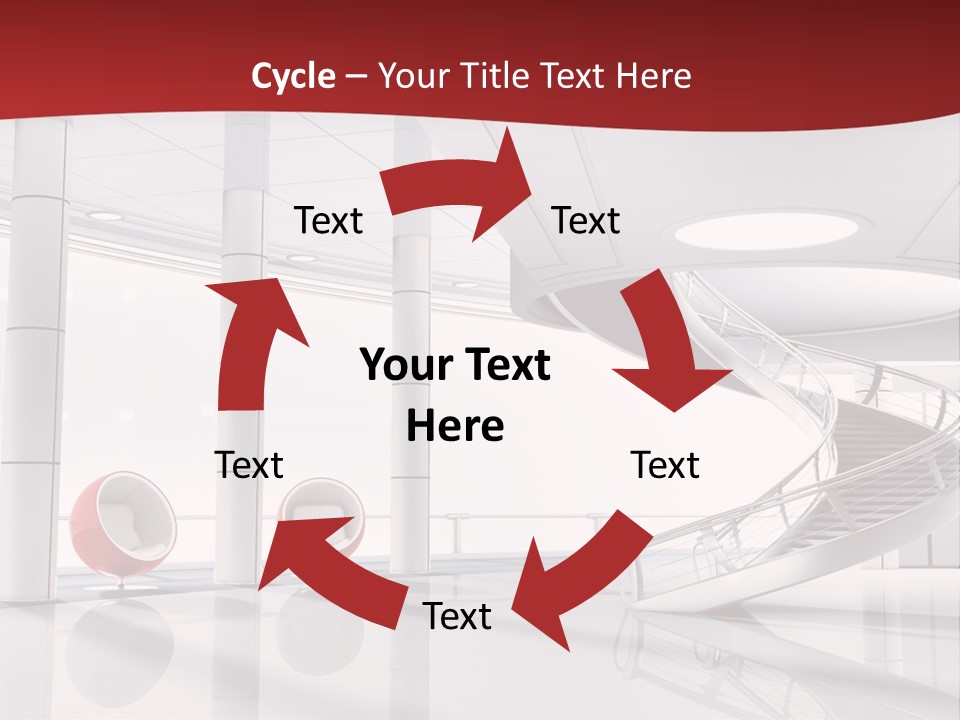 Perspective Light Empty PowerPoint Template