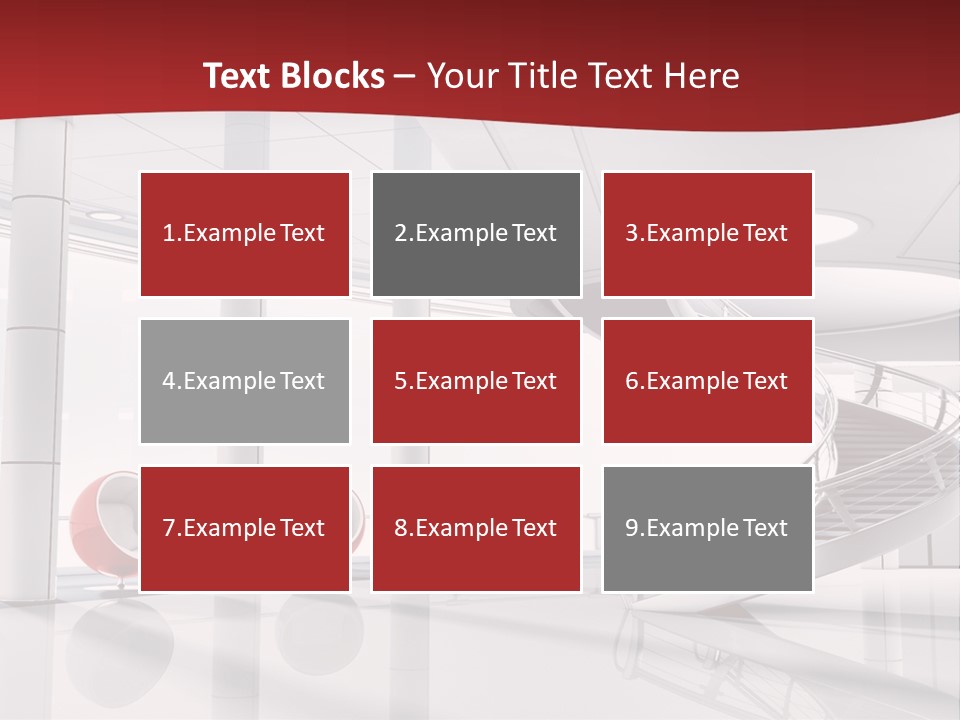 Perspective Light Empty PowerPoint Template