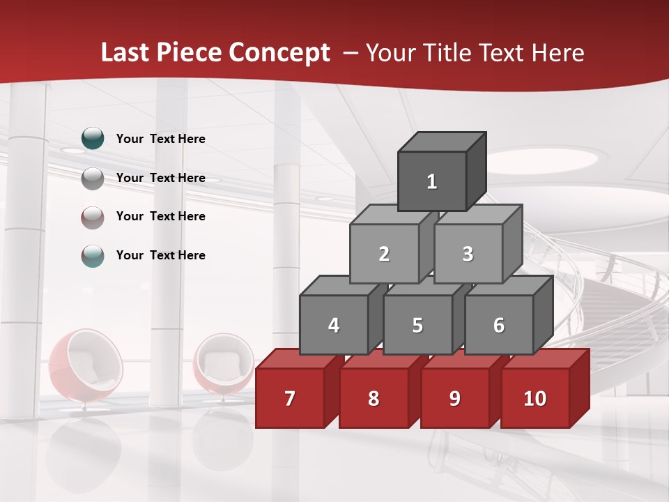 Perspective Light Empty PowerPoint Template