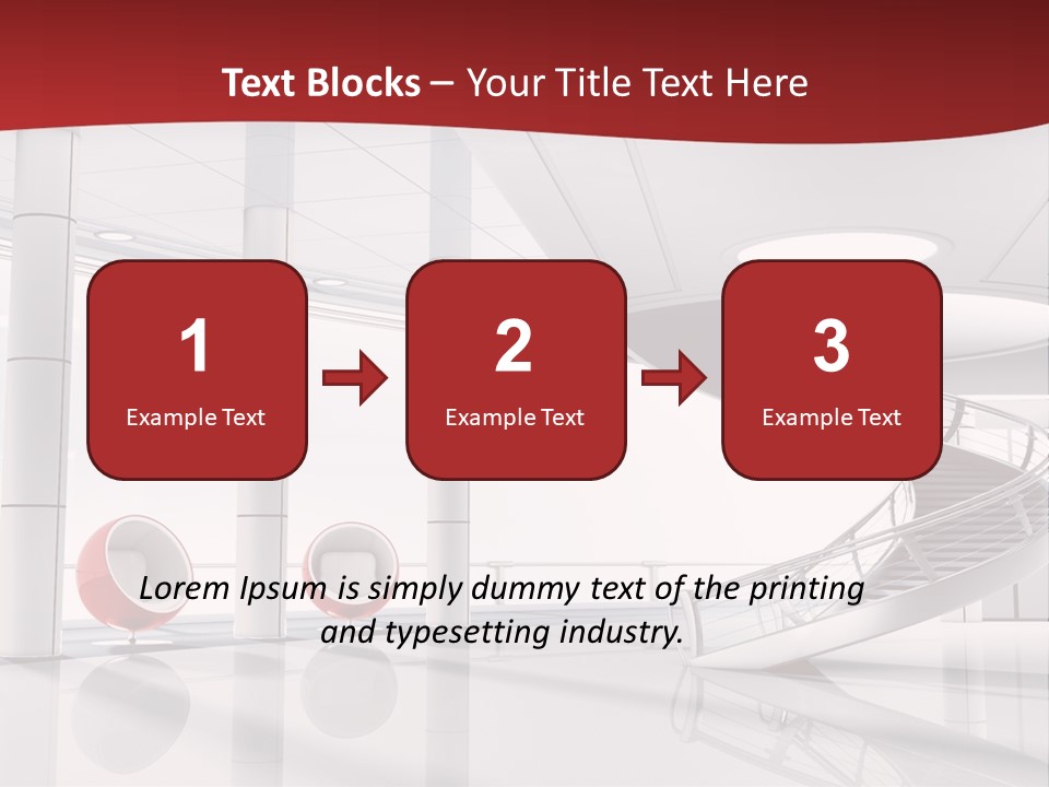 Perspective Light Empty PowerPoint Template