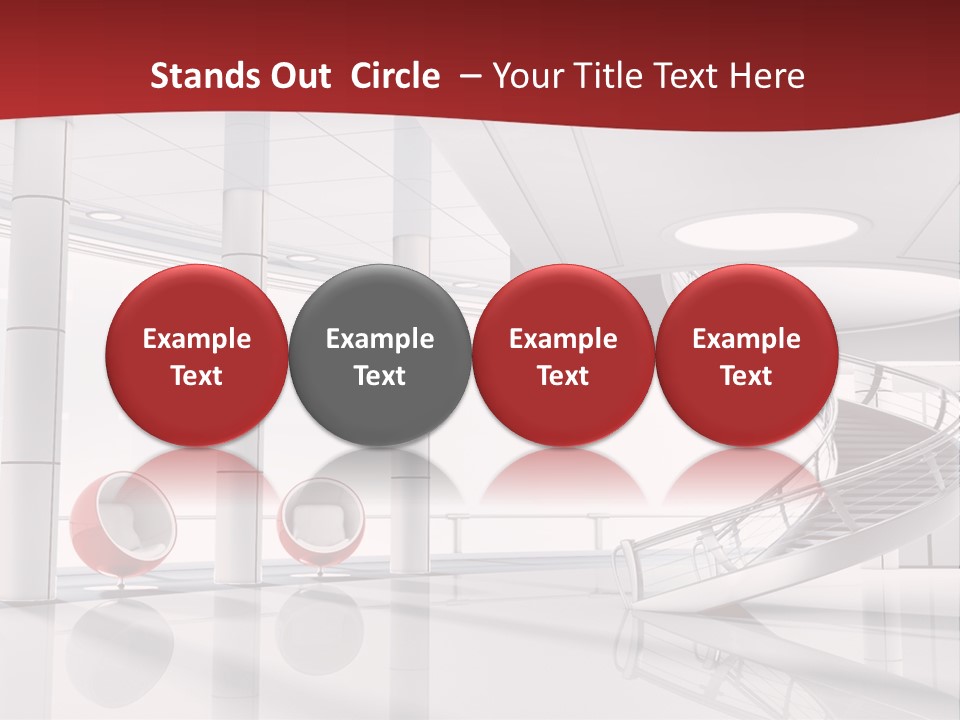 Perspective Light Empty PowerPoint Template