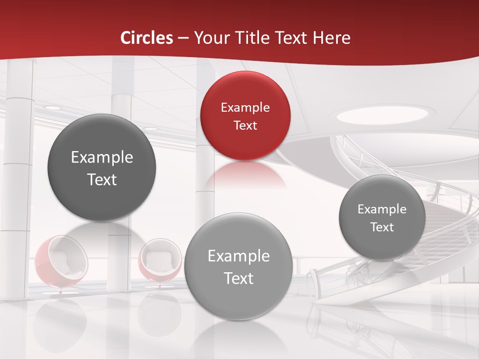 Perspective Light Empty PowerPoint Template
