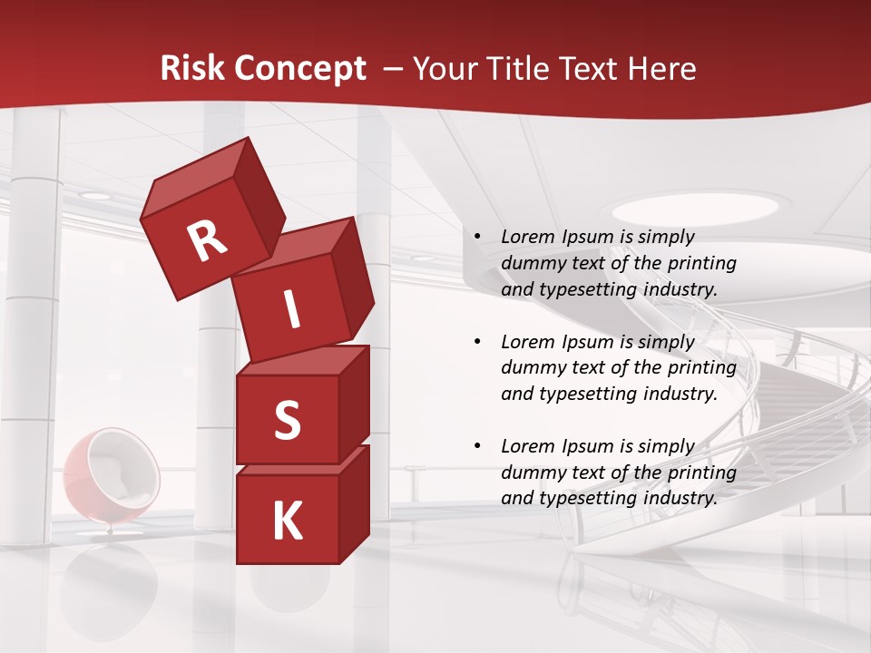 Perspective Light Empty PowerPoint Template