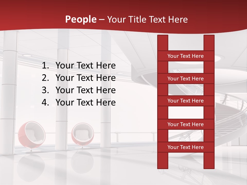 Perspective Light Empty PowerPoint Template