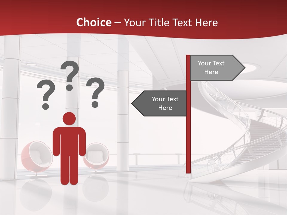 Perspective Light Empty PowerPoint Template