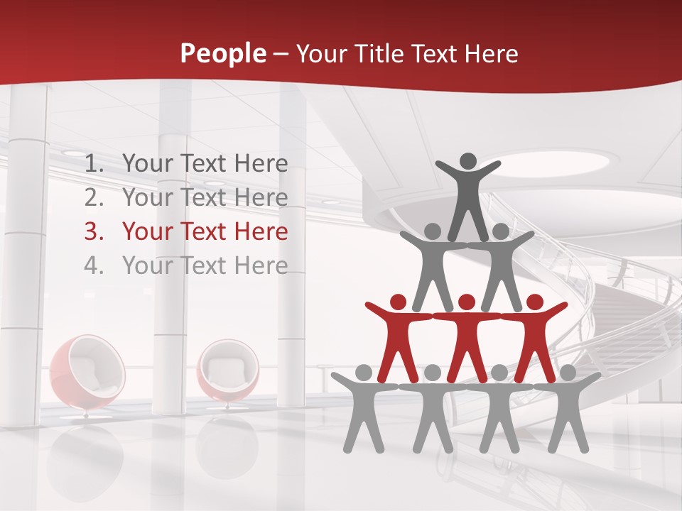 Perspective Light Empty PowerPoint Template