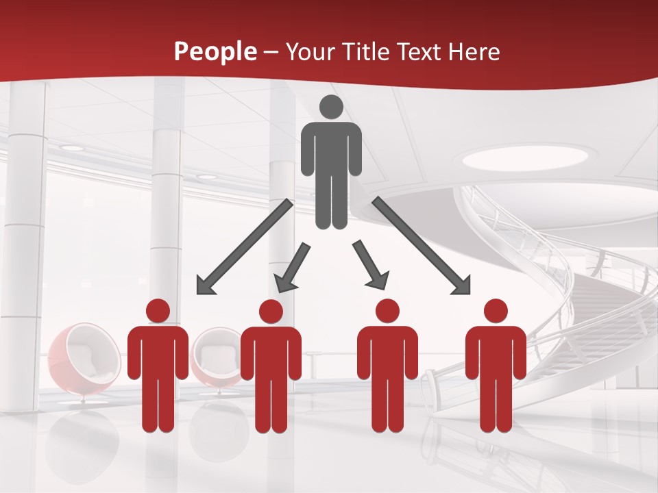 Perspective Light Empty PowerPoint Template