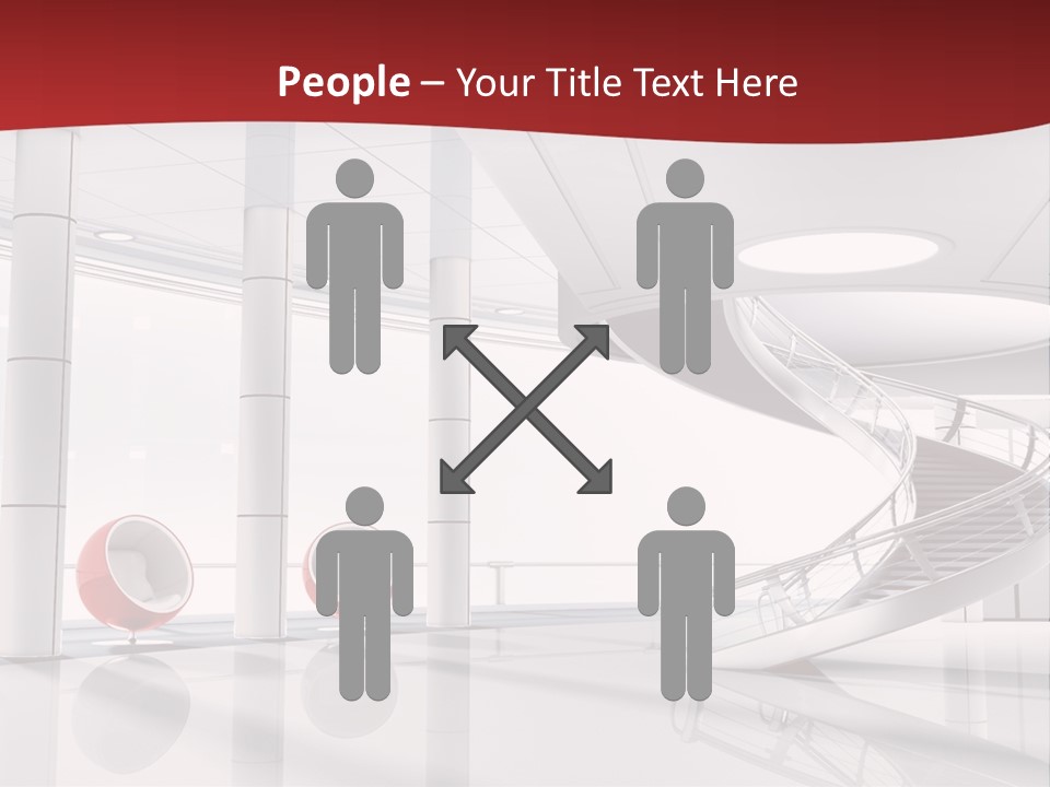 Perspective Light Empty PowerPoint Template