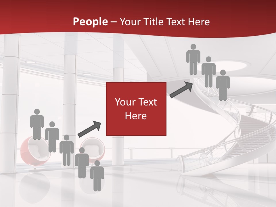 Perspective Light Empty PowerPoint Template