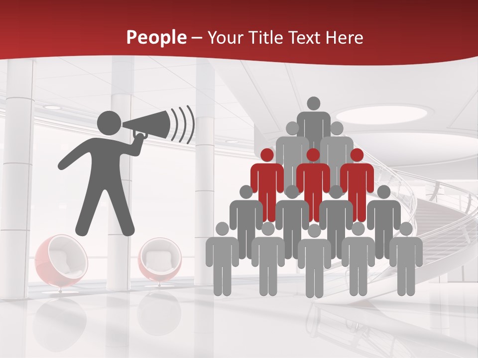 Perspective Light Empty PowerPoint Template