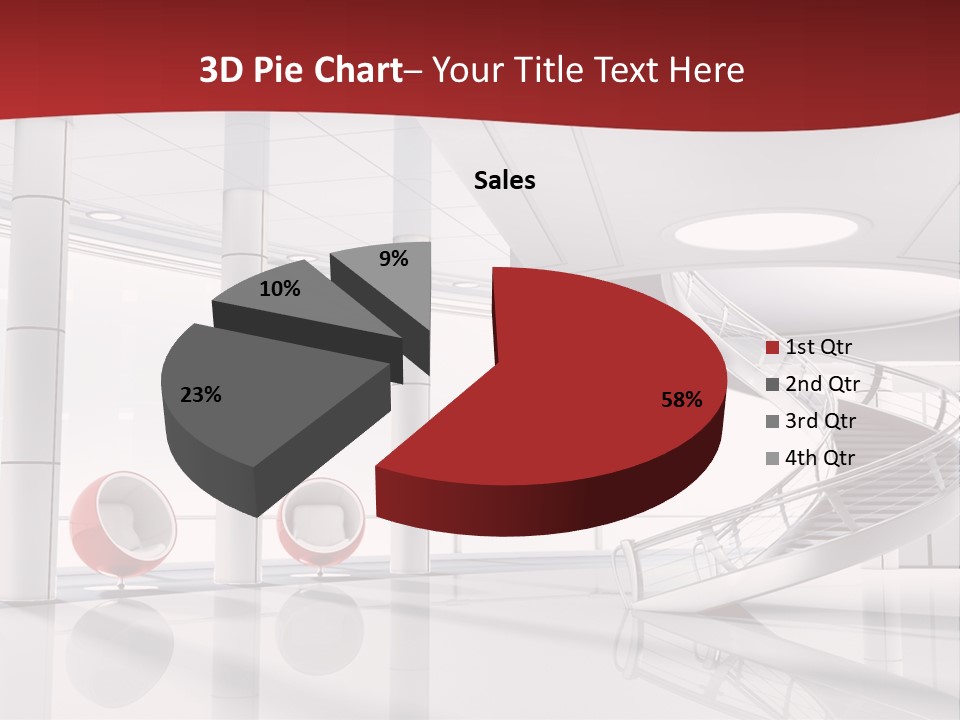 Perspective Light Empty PowerPoint Template