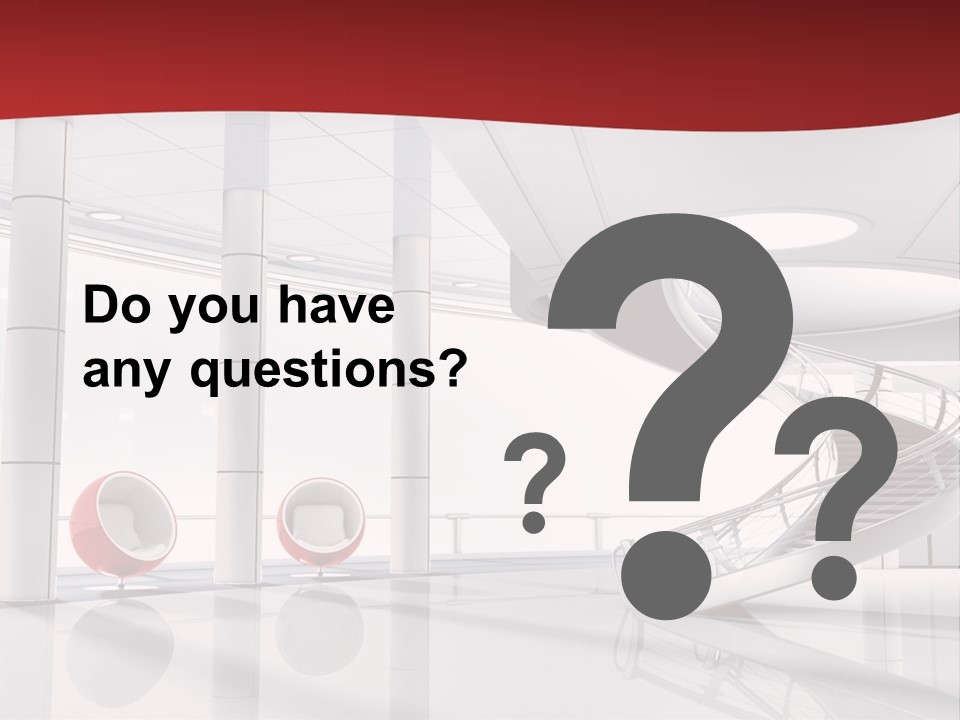 Perspective Light Empty PowerPoint Template