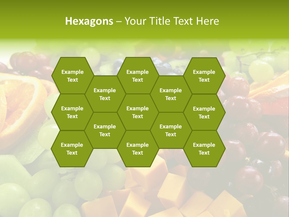 Banquet Slices Nutrition PowerPoint Template