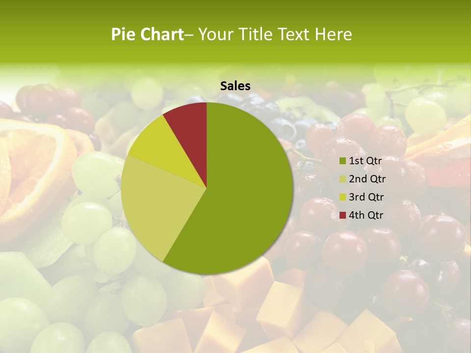 Banquet Slices Nutrition PowerPoint Template