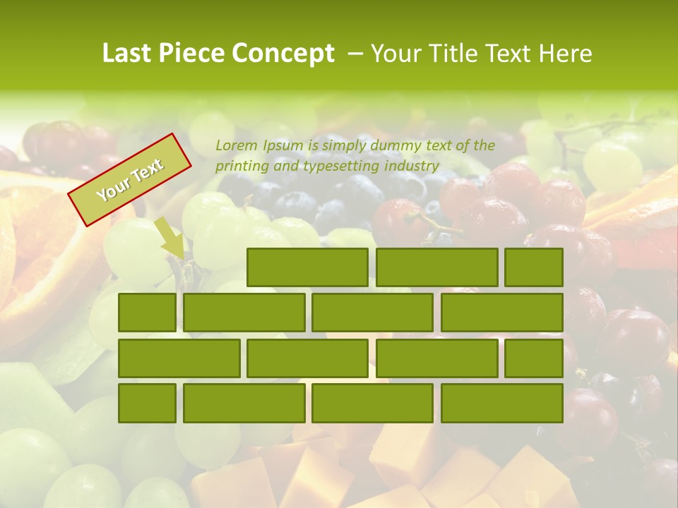 Banquet Slices Nutrition PowerPoint Template