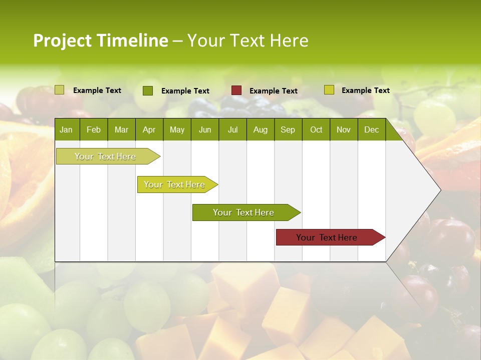 Banquet Slices Nutrition PowerPoint Template