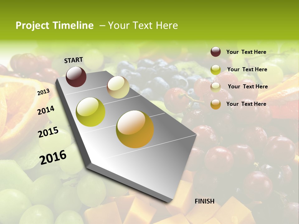 Banquet Slices Nutrition PowerPoint Template