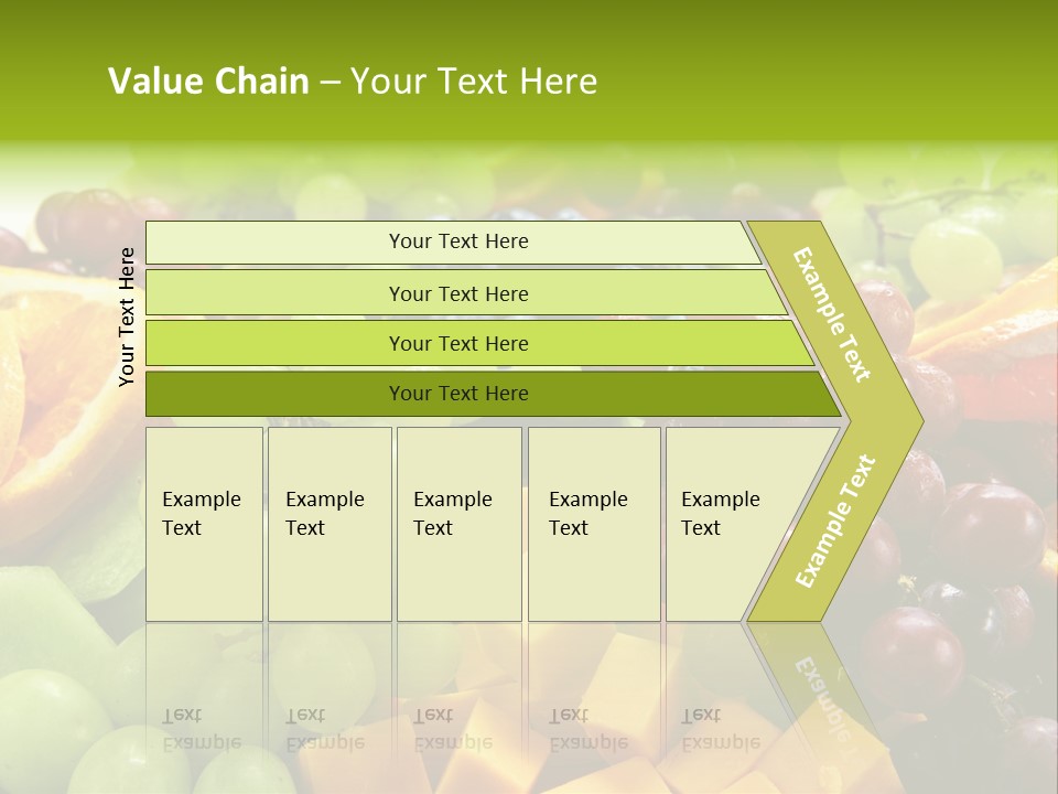 Banquet Slices Nutrition PowerPoint Template