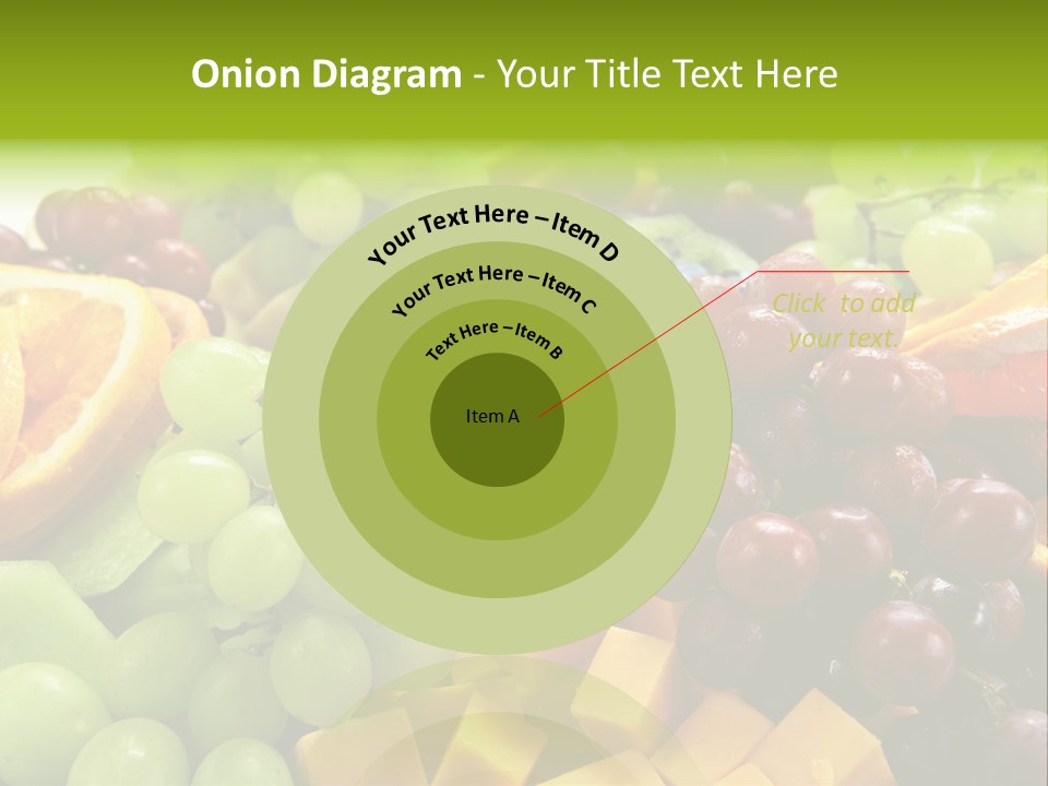 Banquet Slices Nutrition PowerPoint Template