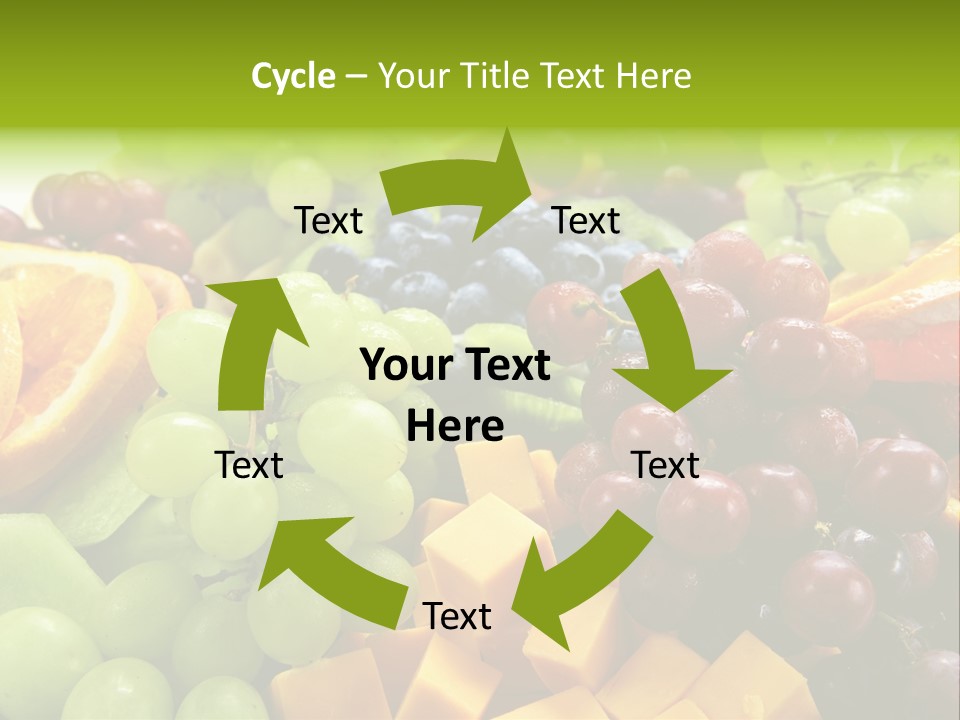 Banquet Slices Nutrition PowerPoint Template