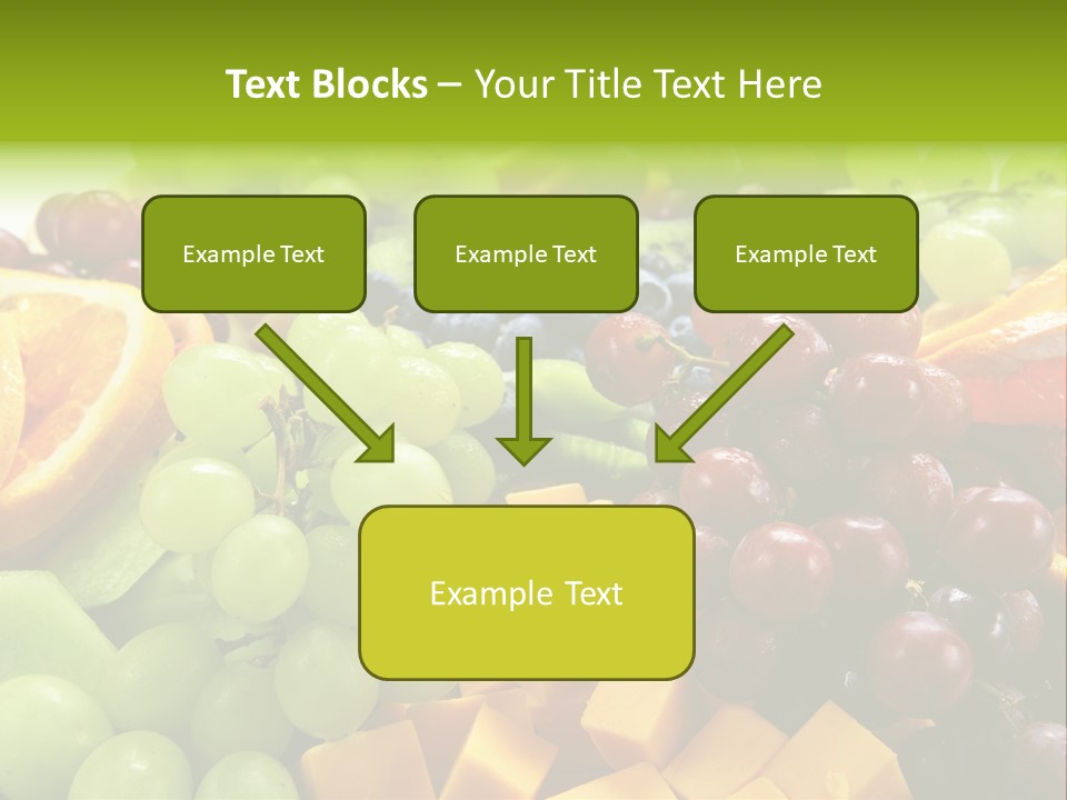 Banquet Slices Nutrition PowerPoint Template