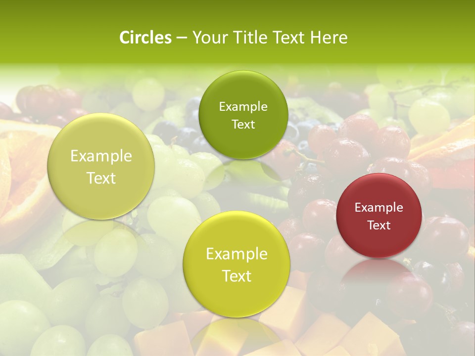 Banquet Slices Nutrition PowerPoint Template