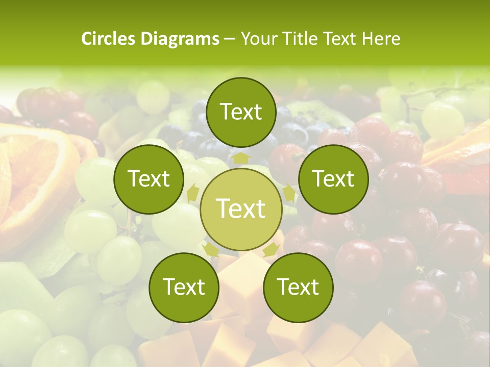 Banquet Slices Nutrition PowerPoint Template