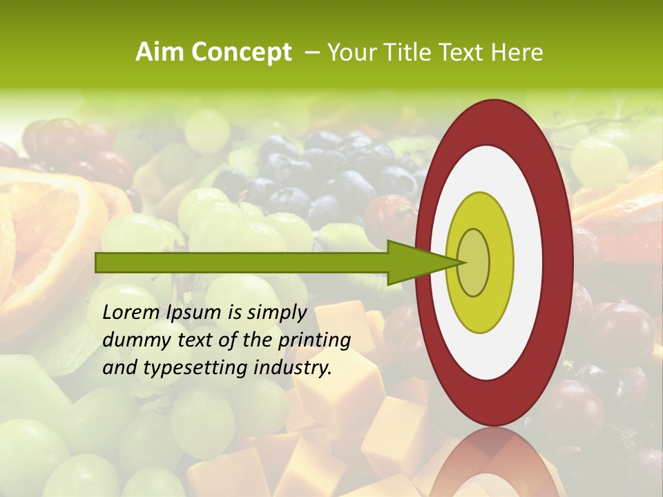 Banquet Slices Nutrition PowerPoint Template