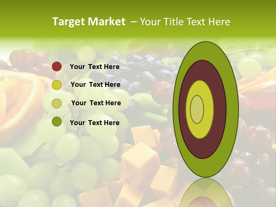 Banquet Slices Nutrition PowerPoint Template