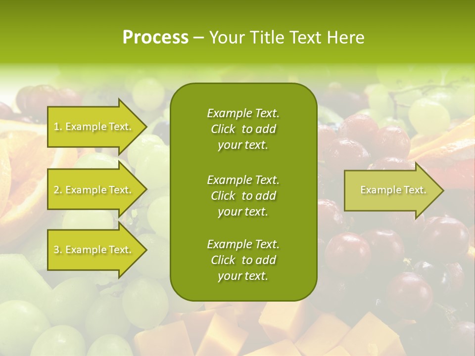 Banquet Slices Nutrition PowerPoint Template