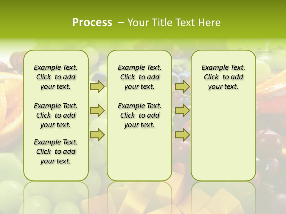 Banquet Slices Nutrition PowerPoint Template