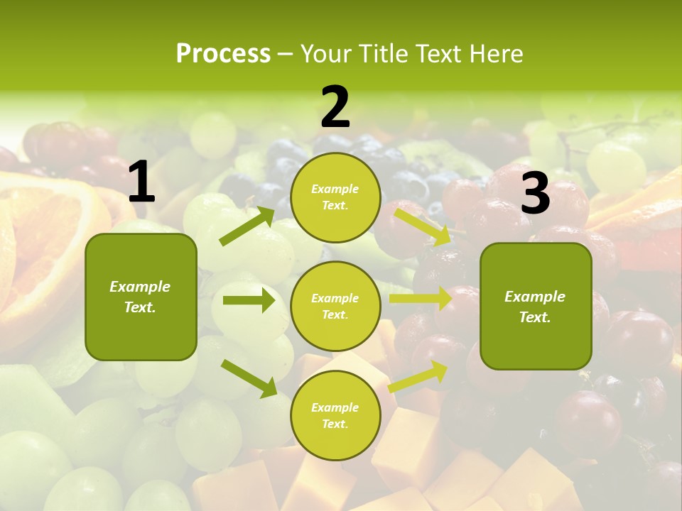 Banquet Slices Nutrition PowerPoint Template