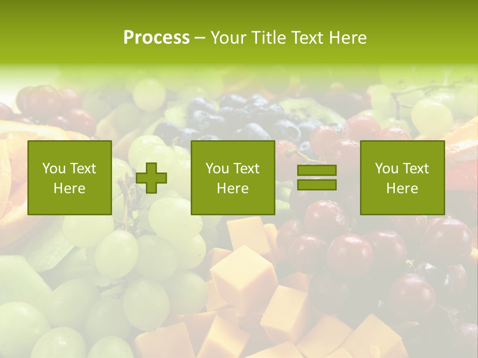 Banquet Slices Nutrition PowerPoint Template