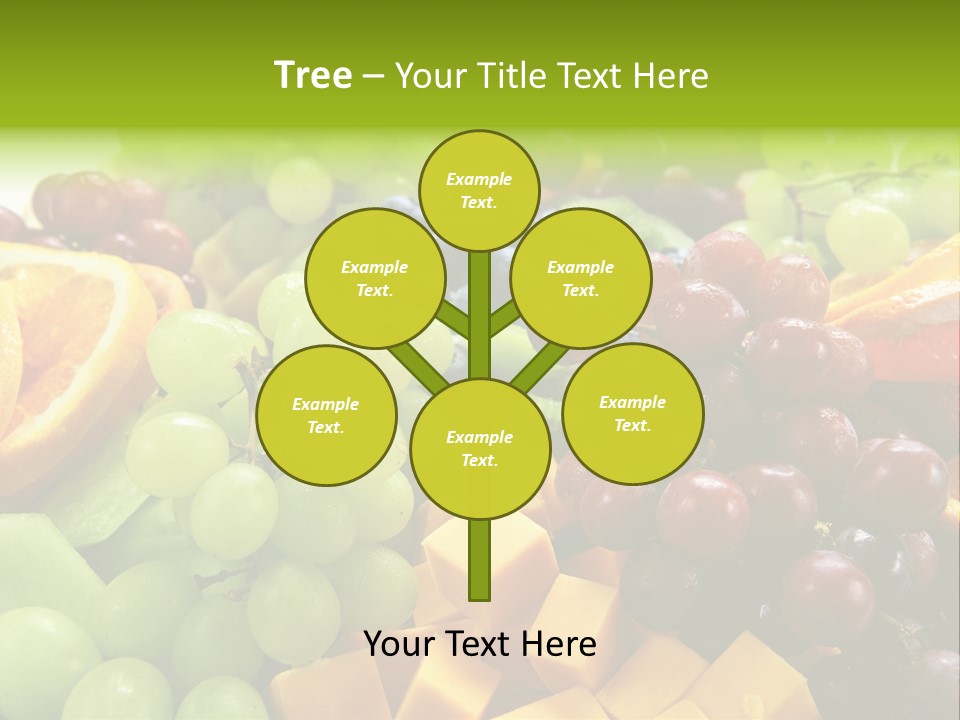 Banquet Slices Nutrition PowerPoint Template