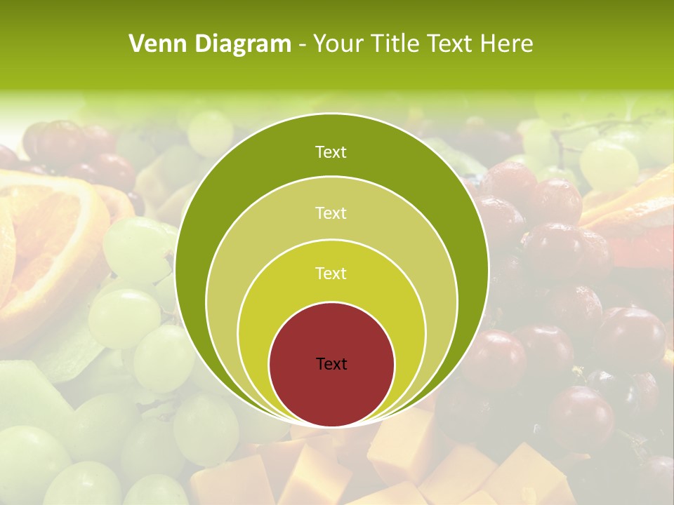 Banquet Slices Nutrition PowerPoint Template