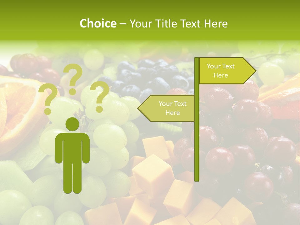 Banquet Slices Nutrition PowerPoint Template