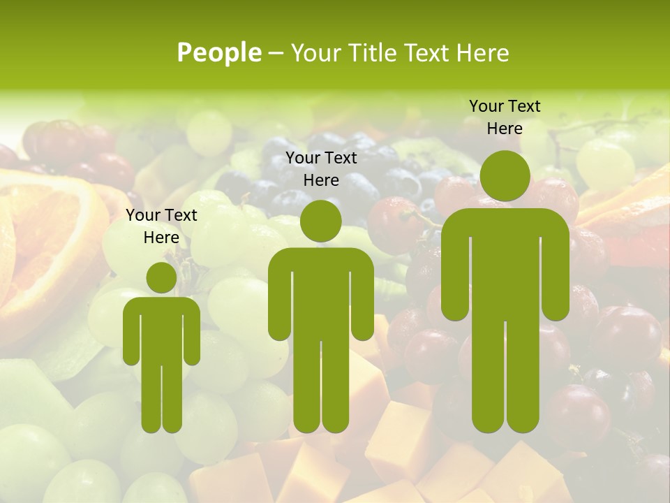 Banquet Slices Nutrition PowerPoint Template