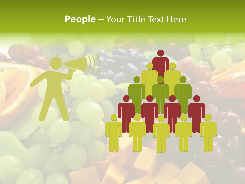 Banquet Slices Nutrition PowerPoint Template