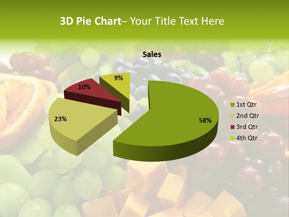 Banquet Slices Nutrition PowerPoint Template