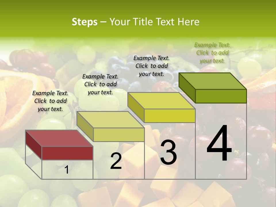 Banquet Slices Nutrition PowerPoint Template