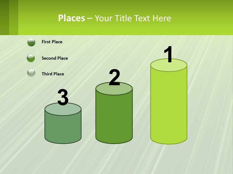 A Green Abstract Background With Lines PowerPoint Template