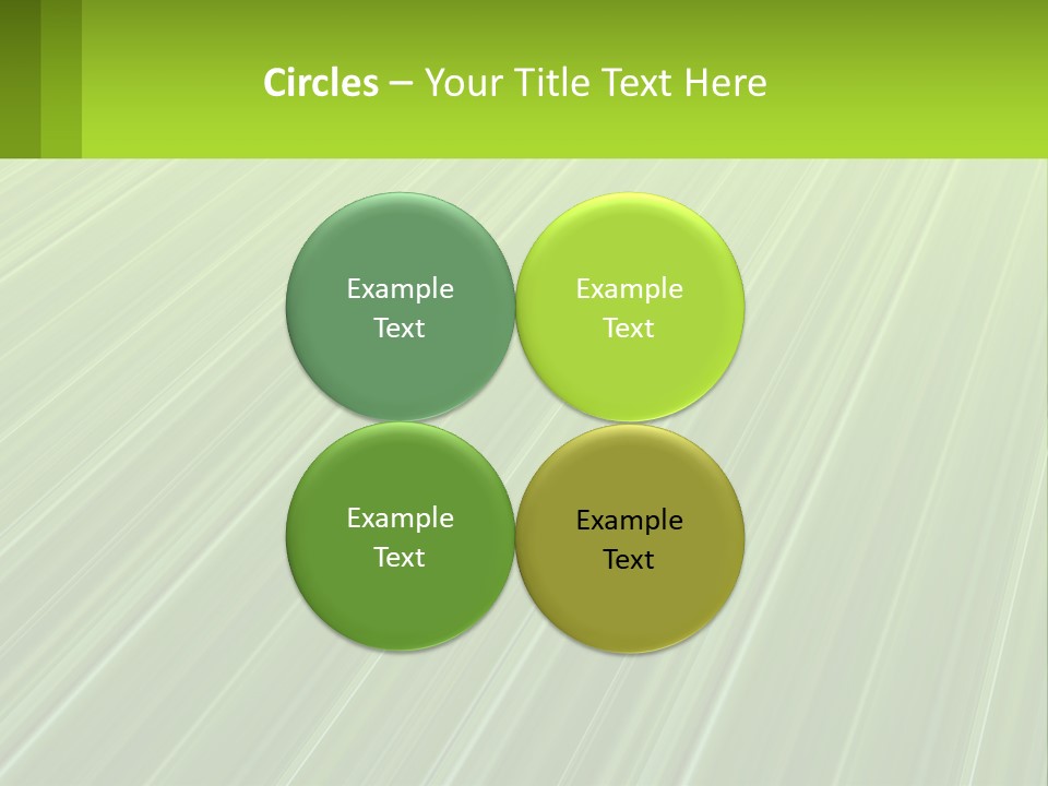 A Green Abstract Background With Lines PowerPoint Template