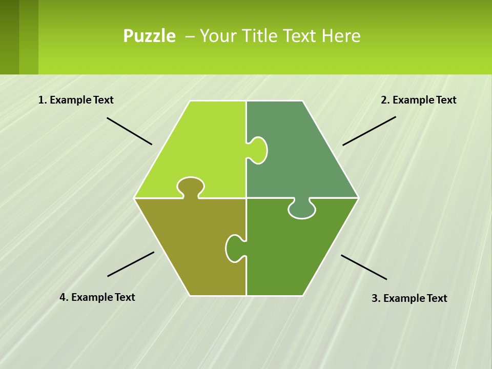 A Green Abstract Background With Lines PowerPoint Template