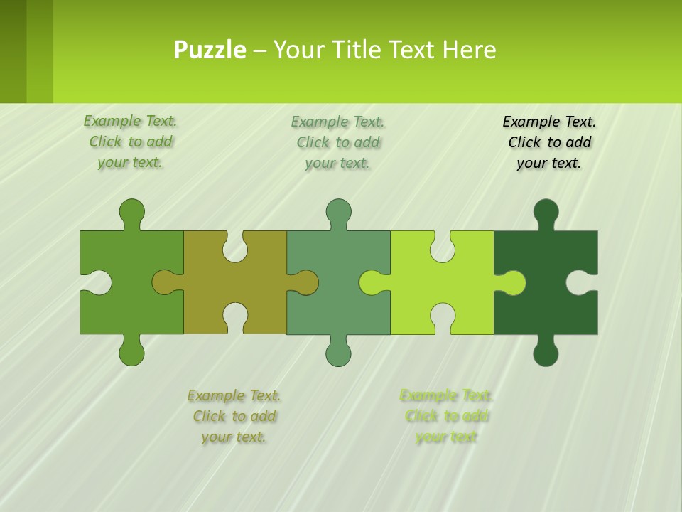 A Green Abstract Background With Lines PowerPoint Template