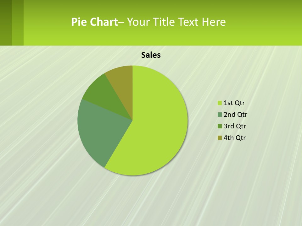 A Green Abstract Background With Lines PowerPoint Template