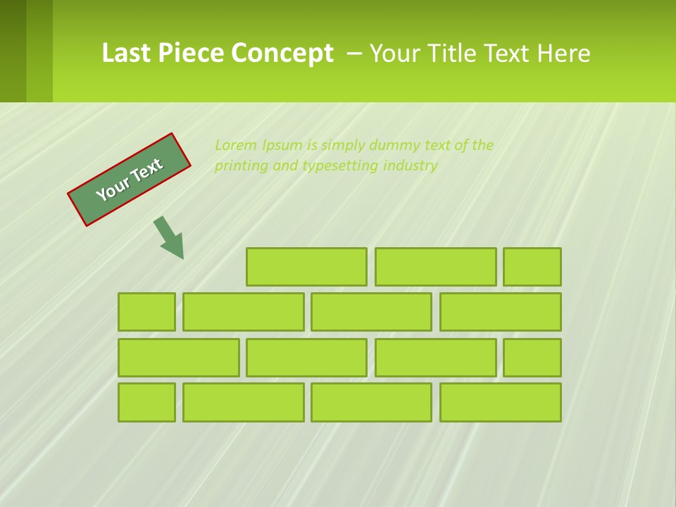 A Green Abstract Background With Lines PowerPoint Template