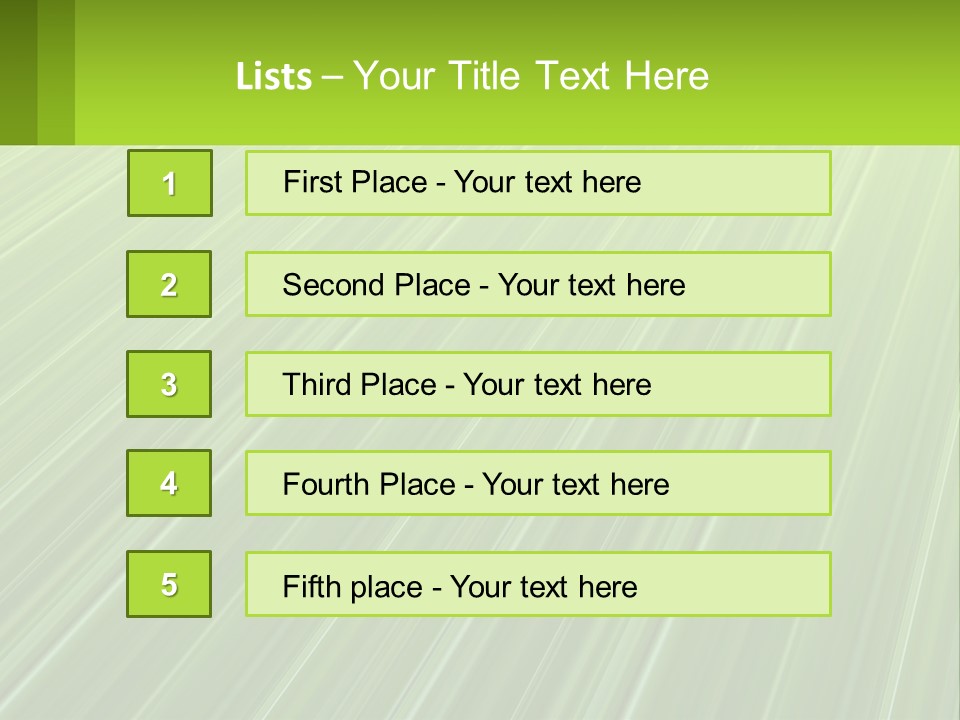 A Green Abstract Background With Lines PowerPoint Template